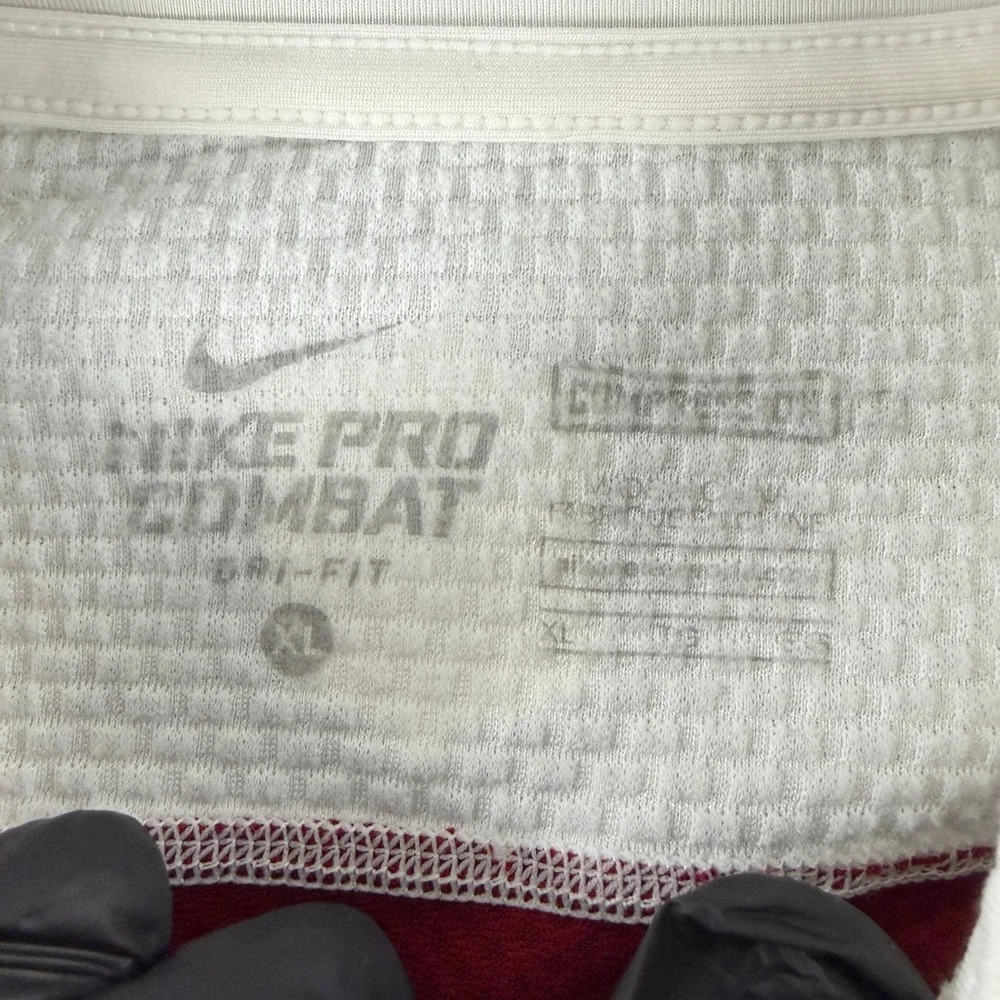 Nike Pro Combat Arizona Cardinals Shirt Mens XL White Dri-FIT Compression 628130